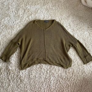Green Wooden Ships Sweater